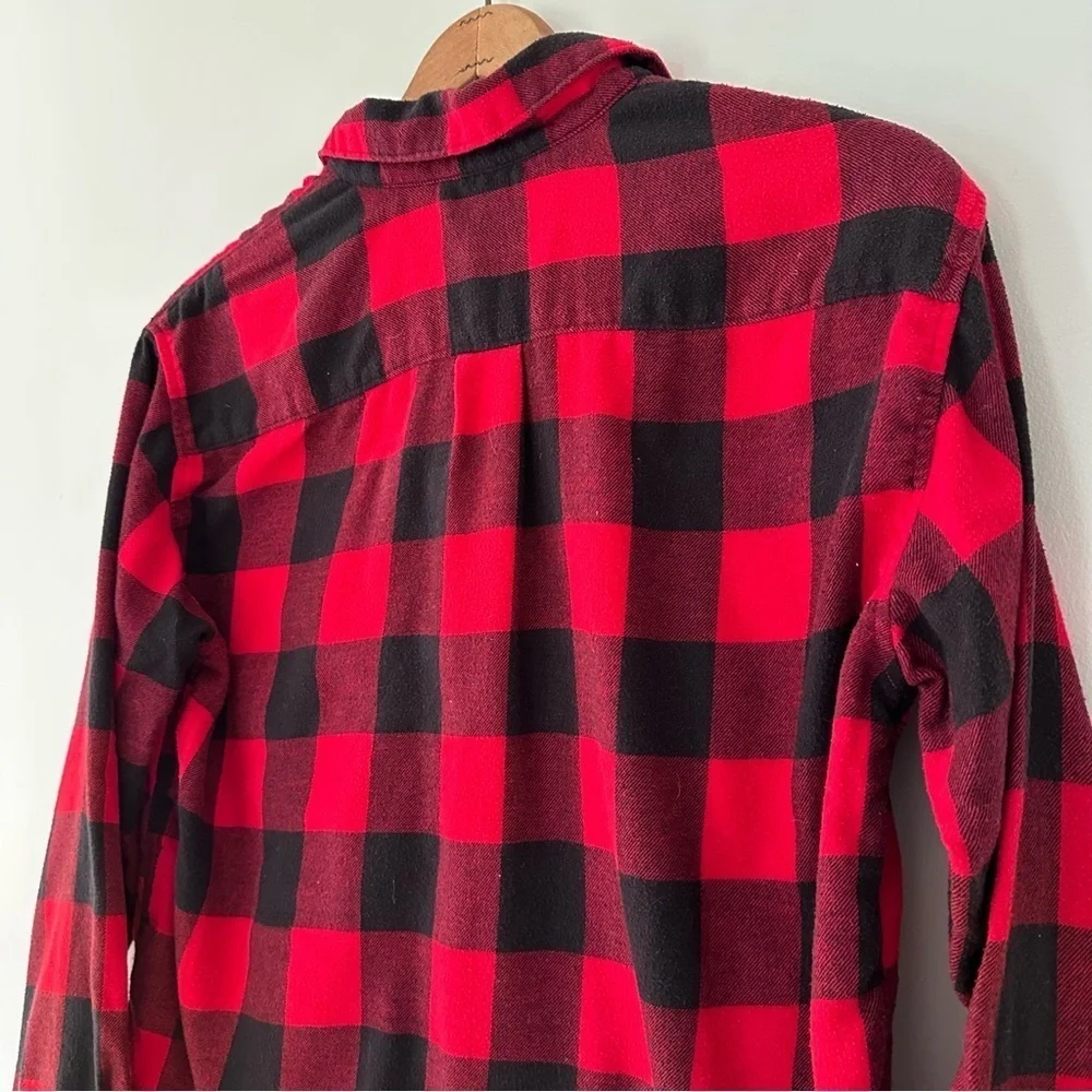 Levi’s Buffalo Plaid Cotton Blend Flannel Mens Work Button Down Size Medium